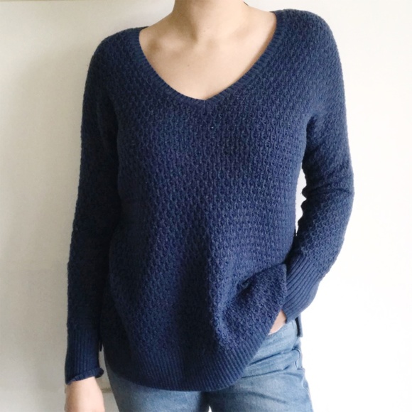 American Eagle Outfitters Sweaters - American Eagle | Open Knit V Neck Sweater